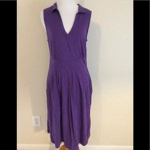 Fresh produce v neck purple dress small